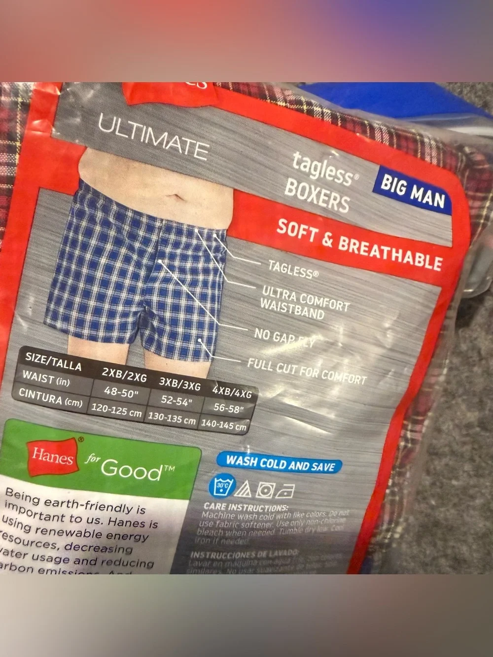 Hanes pack big